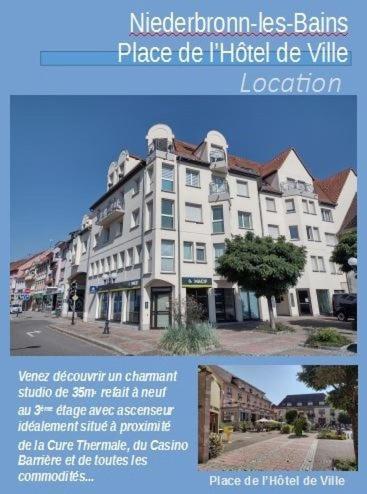 Charmant Studio Classe 3 Etoiles Au Coeur De Niederbronn-Les-Bains Εξωτερικό φωτογραφία